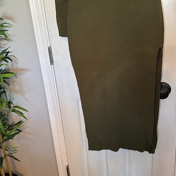 Hera collection knit spandex one shoulder dress NWT L - Picture 4 of 10